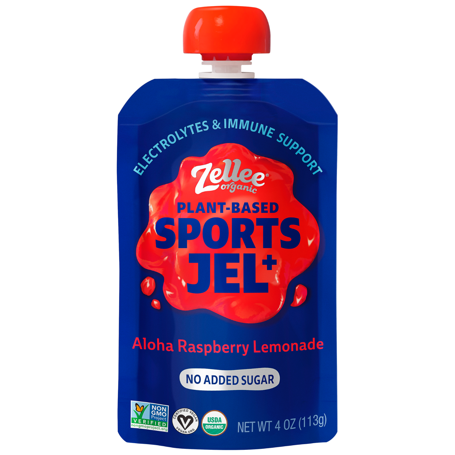 Aloha Raspberry Lemonade Plantbased Sports Jel ElephantPlate