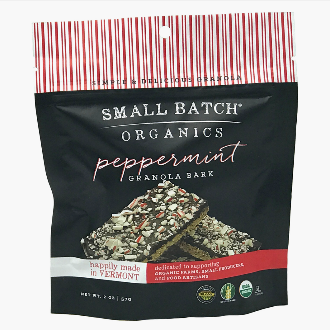 Small Batch Organics - 2.0 oz Peppermint Granola Bark