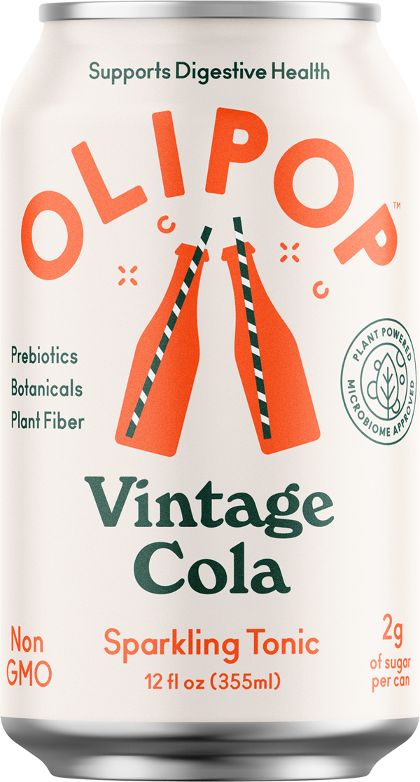 Oasis Snacks - Olipop Prebiotic Sparkling Tonic Drink - Vintage Cola