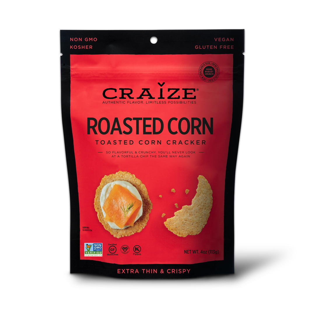 Craize Corn INC - Roasted Toasted Corn Crackers 4oz